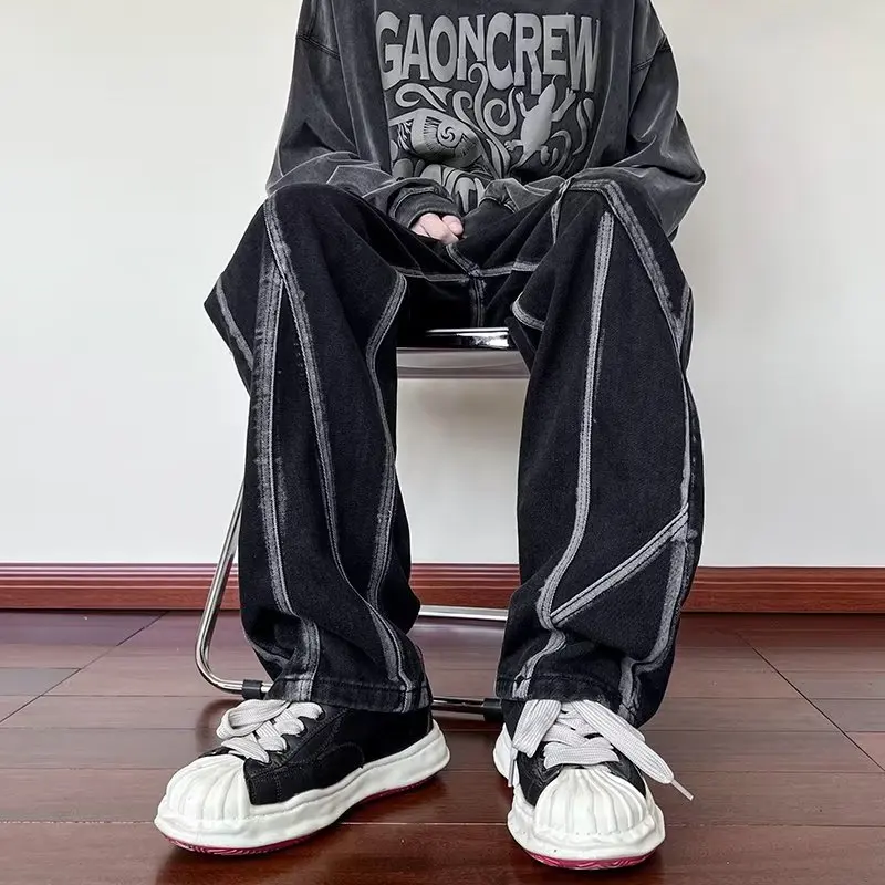 Jeans men Tie-dye Jeans High Street Straight Denim Pants Men Baggy Fashion Trend Jean Pants Mens Wide-leg Clothing
Jeans men Tie-dye Jeans High Street Straight Denim Pants Men Baggy Fashion Trend Jean Pants Mens Wide-leg Clothing