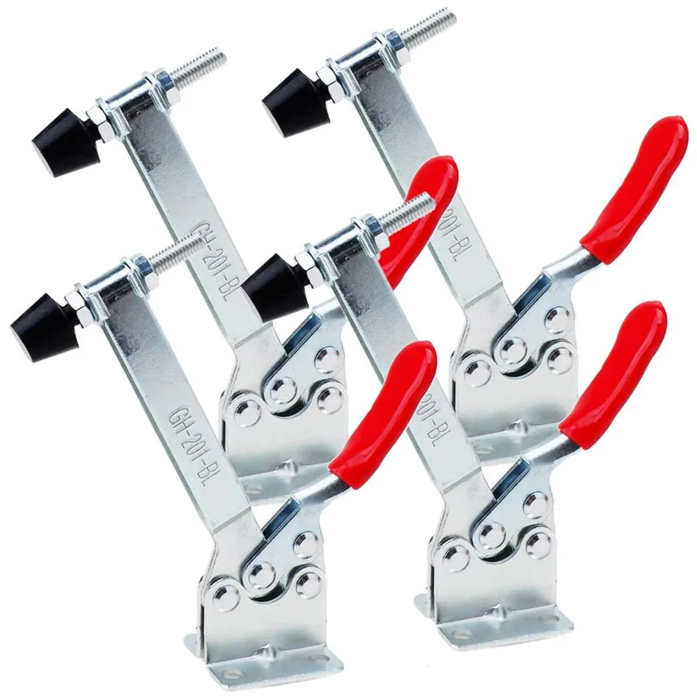 GH-201BL Toggle Clamp Woodworking Workshop Equipment 1Pc Galvanized Iron High Carbon Steel Longer Quick Fixture Quick Release
GH-201BL Toggle Clamp Woodworking Workshop Equipment 1Pc Galvanized Iron High Carbon Steel Longer Quick Fixture Quick Release