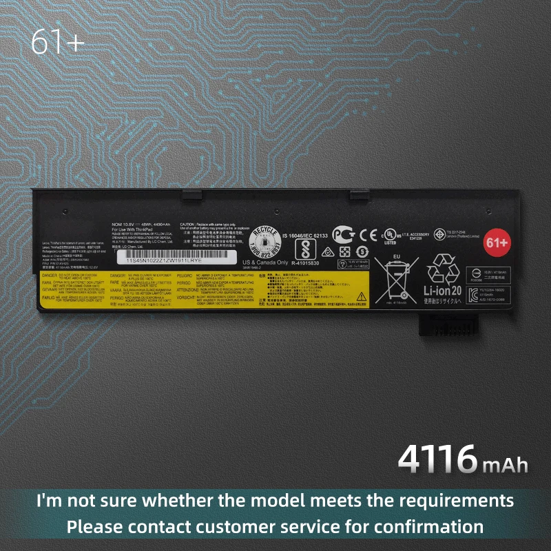 Новая лучшая батарея для ноутбука 61 для Lenovo ThinkPad TP00088A A285 01AV422 01AV424 01AV425 01AV426 01AV427 01AV428 01AV492 SB10K97578
Новая лучшая батарея для ноутбука 61 для Lenovo ThinkPad TP00088A A285 01AV422 01AV424 01AV425 01AV426 01AV427 01AV428 01AV492 SB10K97578