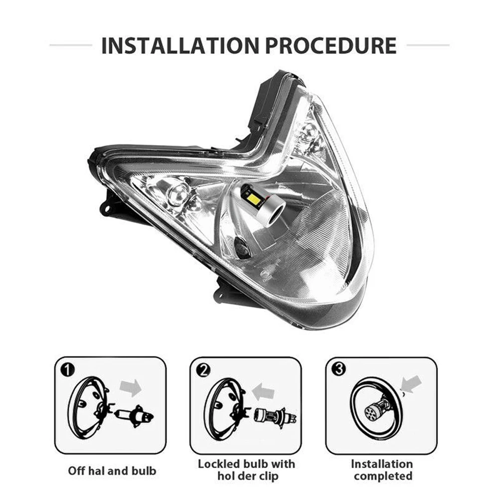 Blue Bulb Headlight DC 12V-80V H4 High/Low Beam Motorcycle 6000K 9003 Angel Eyes Power Super Bright Waterproof
Blue Bulb Headlight DC 12V-80V H4 High/Low Beam Motorcycle 6000K 9003 Angel Eyes Power Super Bright Waterproof