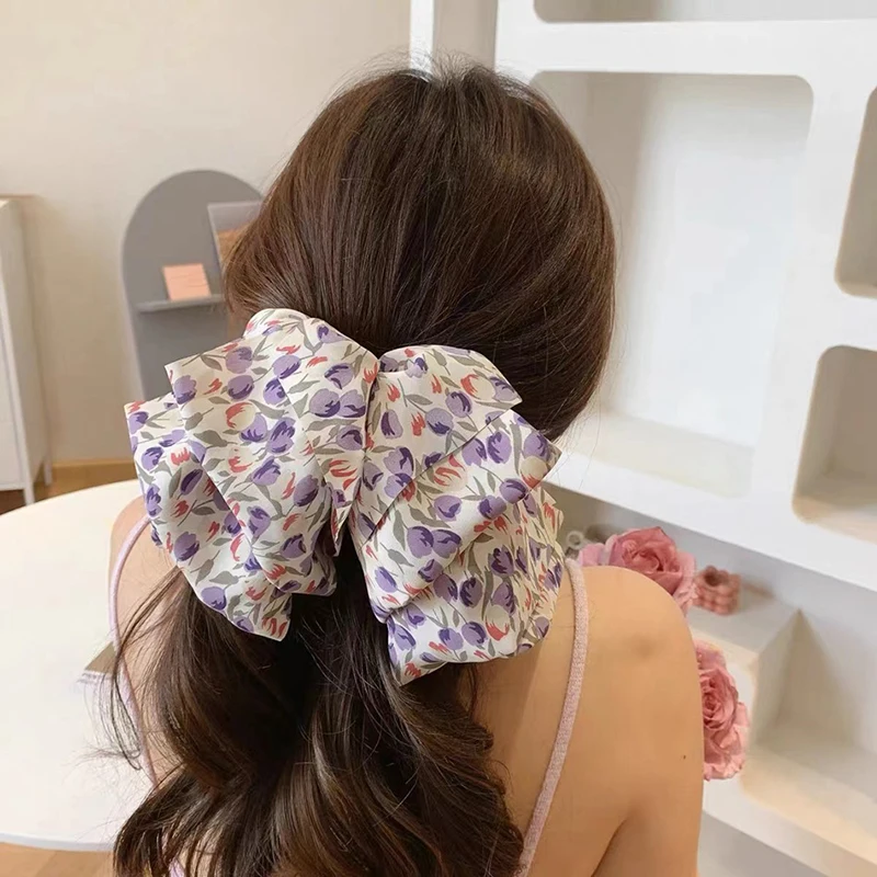 Ruoshui Woman Summer Chiffon Floral Large Scrunchies Hair Bow Girls Hair Ties Women Hair Accessories Elastic Hairband Headwear
Ruoshui Woman Summer Chiffon Floral Large Scrunchies Hair Bow Girls Hair Ties Women Hair Accessories Elastic Hairband Headwear