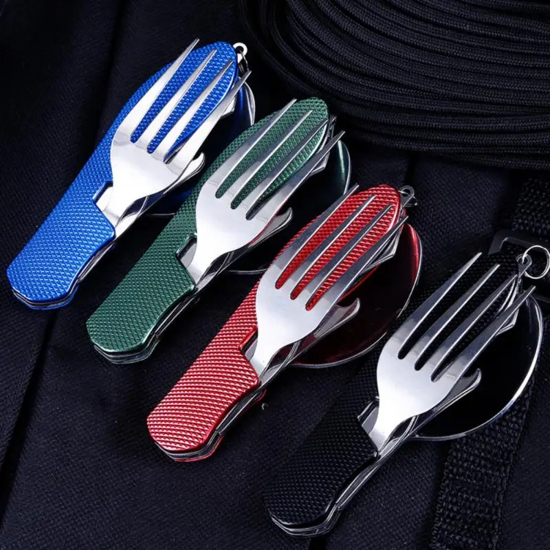 Outdoor Camping Multifunctional Foldable Pocket Stainless Steel Outdoor Camping Picnic Cutlery Knife Fork Spoon Tableware Parts
Outdoor Camping Multifunctional Foldable Pocket Stainless Steel Outdoor Camping Picnic Cutlery Knife Fork Spoon Tableware Parts