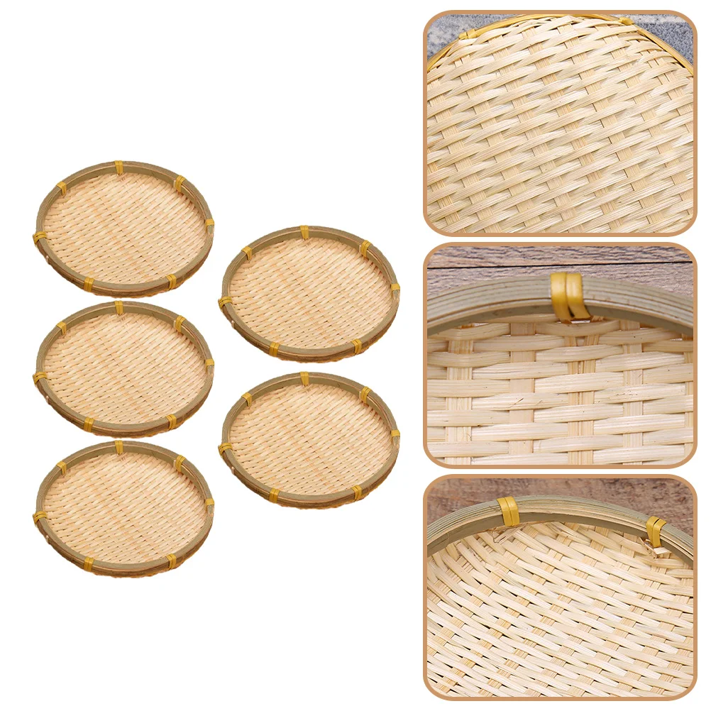 Basket Fruit Weaved Wicker Sieves Shallow Weaving Trays Snack Woven Tray Household Vegetable Dryinghome Sundries Storage
Basket Fruit Weaved Wicker Sieves Shallow Weaving Trays Snack Woven Tray Household Vegetable Dryinghome Sundries Storage