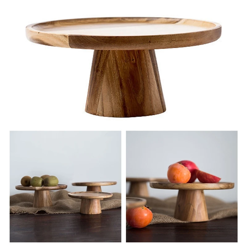 Wooden Round Pedestal Dessert Table High Tray Cake Stand Holder Cupcake Display Rack Bakeware Birthday Wedding Party Bar
Wooden Round Pedestal Dessert Table High Tray Cake Stand Holder Cupcake Display Rack Bakeware Birthday Wedding Party Bar