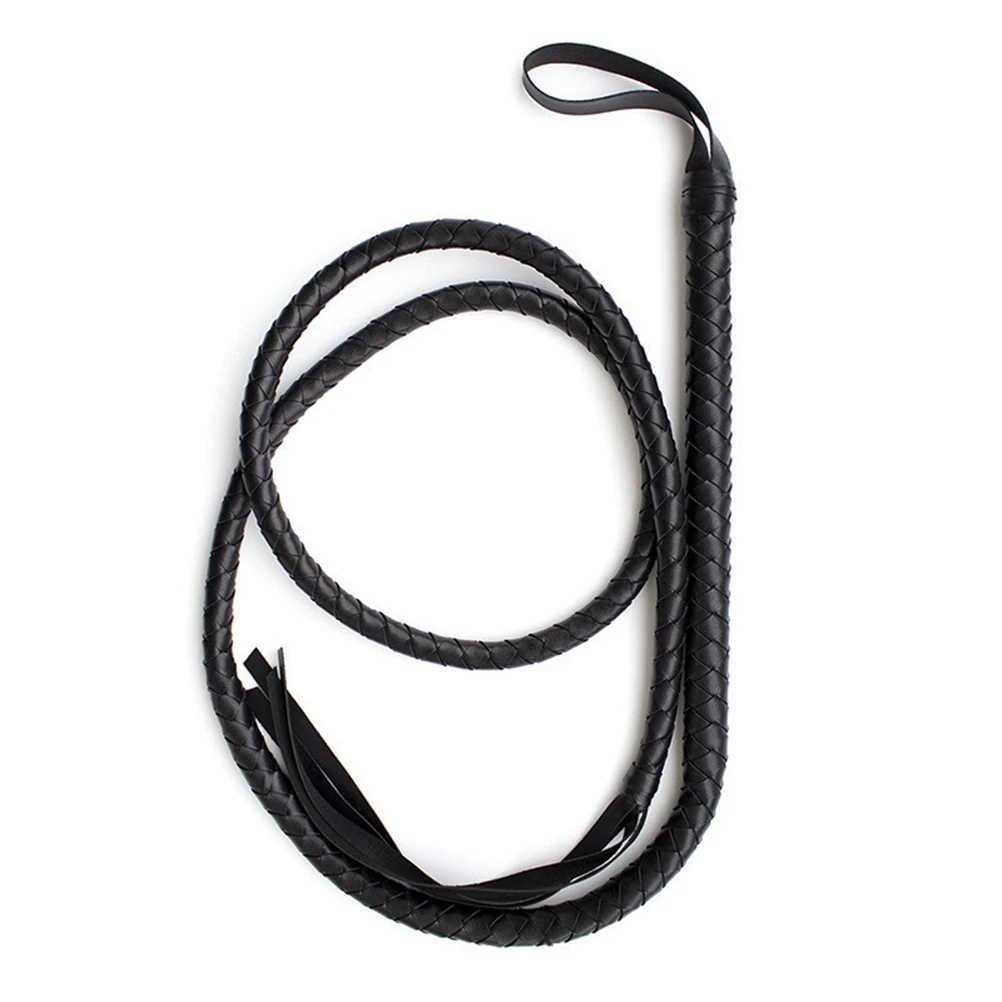 1.9M Bull Whip Leather And Suede Braided Tails Equestrian Horse Whips Halloween Party Favors Bullwhip Prop Bullwhip For Couple
1.9M Bull Whip Leather And Suede Braided Tails Equestrian Horse Whips Halloween Party Favors Bullwhip Prop Bullwhip For Couple