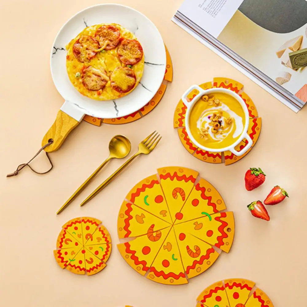 Funny Tablemat Coaster Set For Cup Kitchen Suuplies Tableware Pad Pizza Oil Water Resistant Heat Insulation Non-Slip Table Mat
Funny Tablemat Coaster Set For Cup Kitchen Suuplies Tableware Pad Pizza Oil Water Resistant Heat Insulation Non-Slip Table Mat