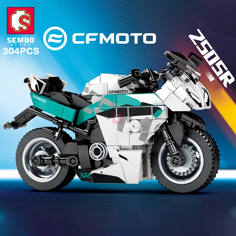 SEMBO BLOCK 368PCS Racing Motorcycle Superbike Building Blocks Vehicle Model Motorbike Bricks Playsets Toys Gift For Kids Adults 
SEMBO BLOCK 368PCS Racing Motorcycle Superbike Building Blocks Vehicle Model Motorbike Bricks Playsets Toys Gift For Kids Adults
