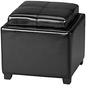 Collection Harrison Black Single Tray Square Foot Rest Storage Ottoman Cup holder
Collection Harrison Black Single Tray Square Foot Rest Storage Ottoman Cup holder