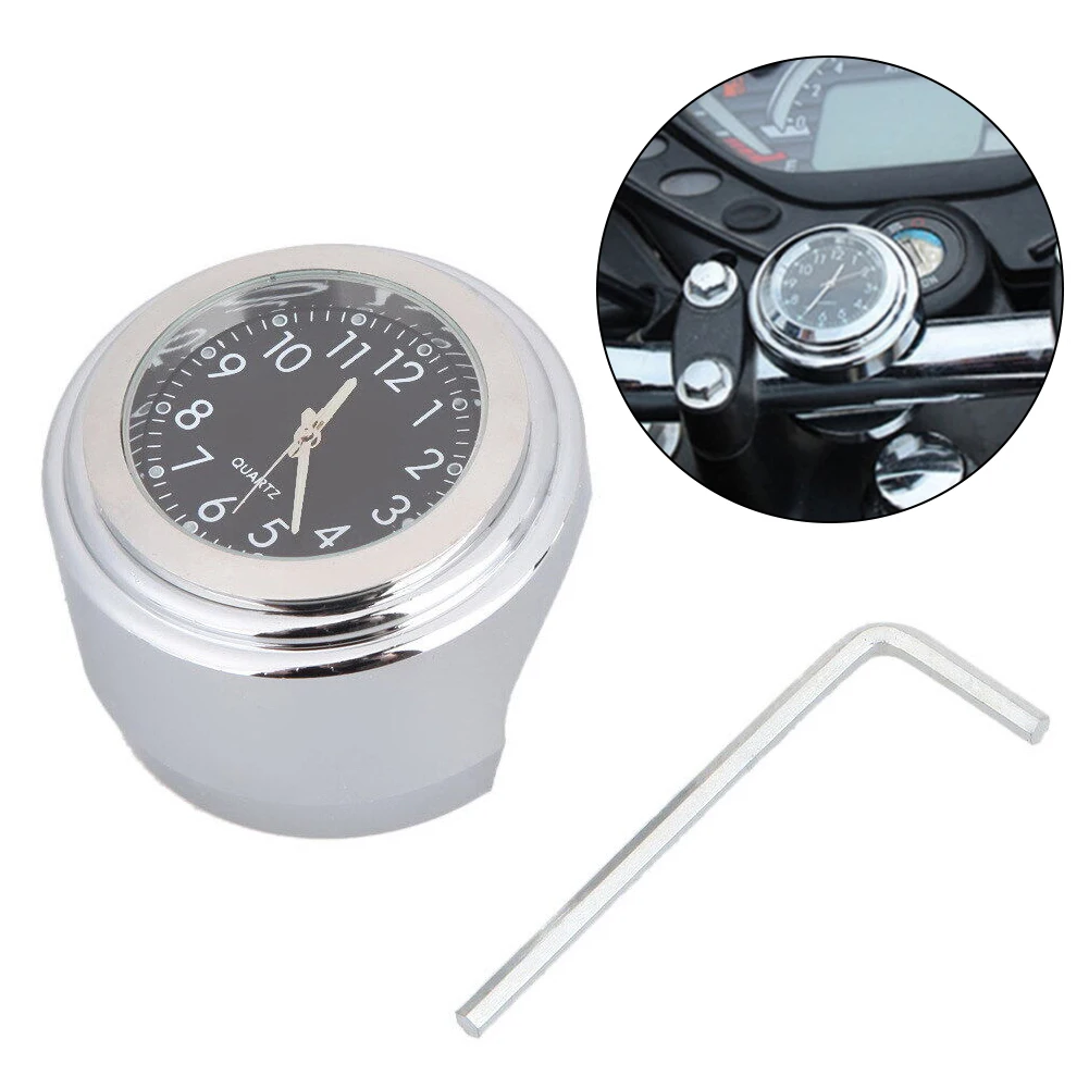 Universal Motorcycle Bike Handlebar Mount Clock Waterproof Cool Fashion Chrome Clock Precise Watch Moto Trim Accessories
Universal Motorcycle Bike Handlebar Mount Clock Waterproof Cool Fashion Chrome Clock Precise Watch Moto Trim Accessories