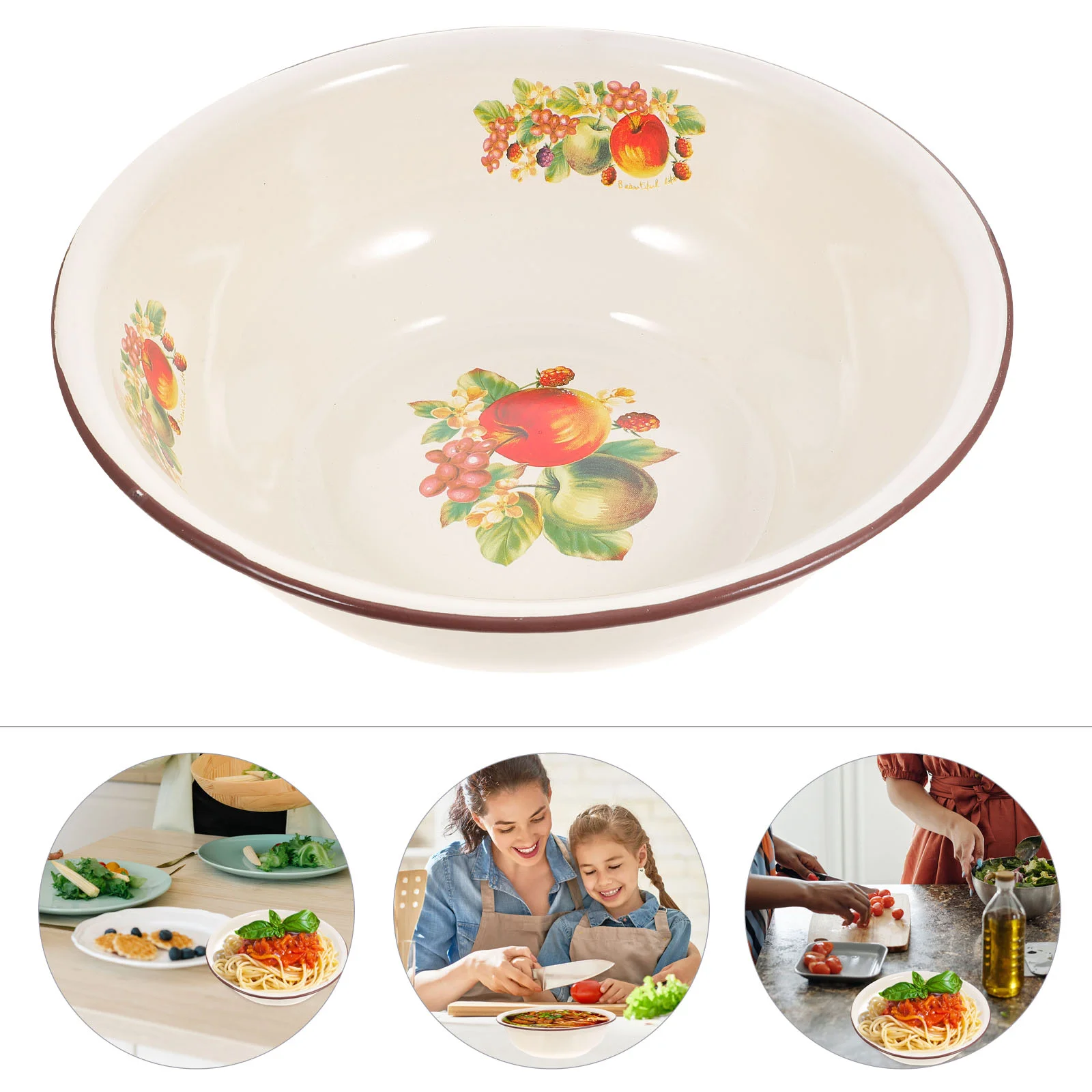 Bowl Enamel Bowls Basin Salad Soup Serving Enamelware Mixing Vintage Fruit Pasta Cereal Metal Washing Noodle Containerprep
Bowl Enamel Bowls Basin Salad Soup Serving Enamelware Mixing Vintage Fruit Pasta Cereal Metal Washing Noodle Containerprep