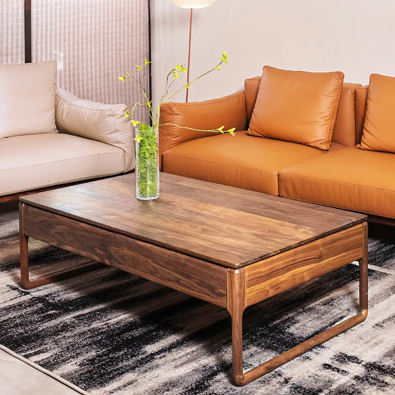 Nordic coffee table simple coffee table black walnut solid wood North small apartment living room new Chinese tea table
Nordic coffee table simple coffee table black walnut solid wood North small apartment living room new Chinese tea table