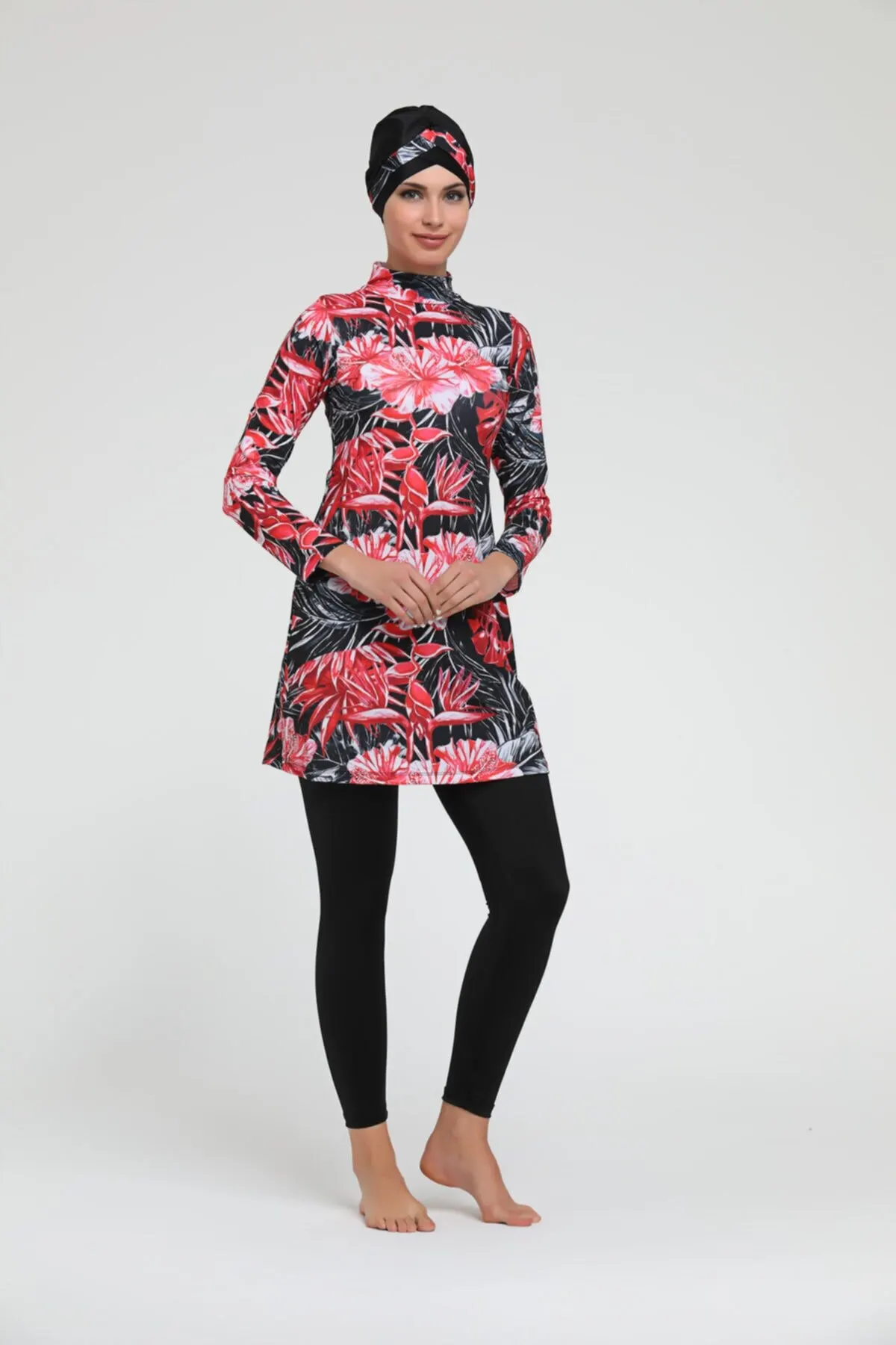 Muslim Burkinis Long Sleeve Swimwear Modest Summer Clothing Hijab Sport Swimsuit Islamic Full Cover Swimwears
Muslim Burkinis Long Sleeve Swimwear Modest Summer Clothing Hijab Sport Swimsuit Islamic Full Cover Swimwears