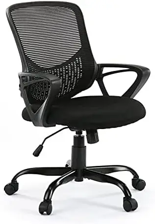 Office Chair, Rolling Chair Swivel Chair Computer Chair Mesh Office Chair Back Support, Adjustable Height, Desk Chair with Wheel
Office Chair, Rolling Chair Swivel Chair Computer Chair Mesh Office Chair Back Support, Adjustable Height, Desk Chair with Wheel