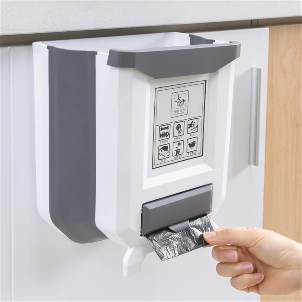 Kitchen Trash Can Foldable Cabinet Door Hanging Trash Can Wall Mounted Trashcan Car Garbage Can Kitchen Storage
Kitchen Trash Can Foldable Cabinet Door Hanging Trash Can Wall Mounted Trashcan Car Garbage Can Kitchen Storage