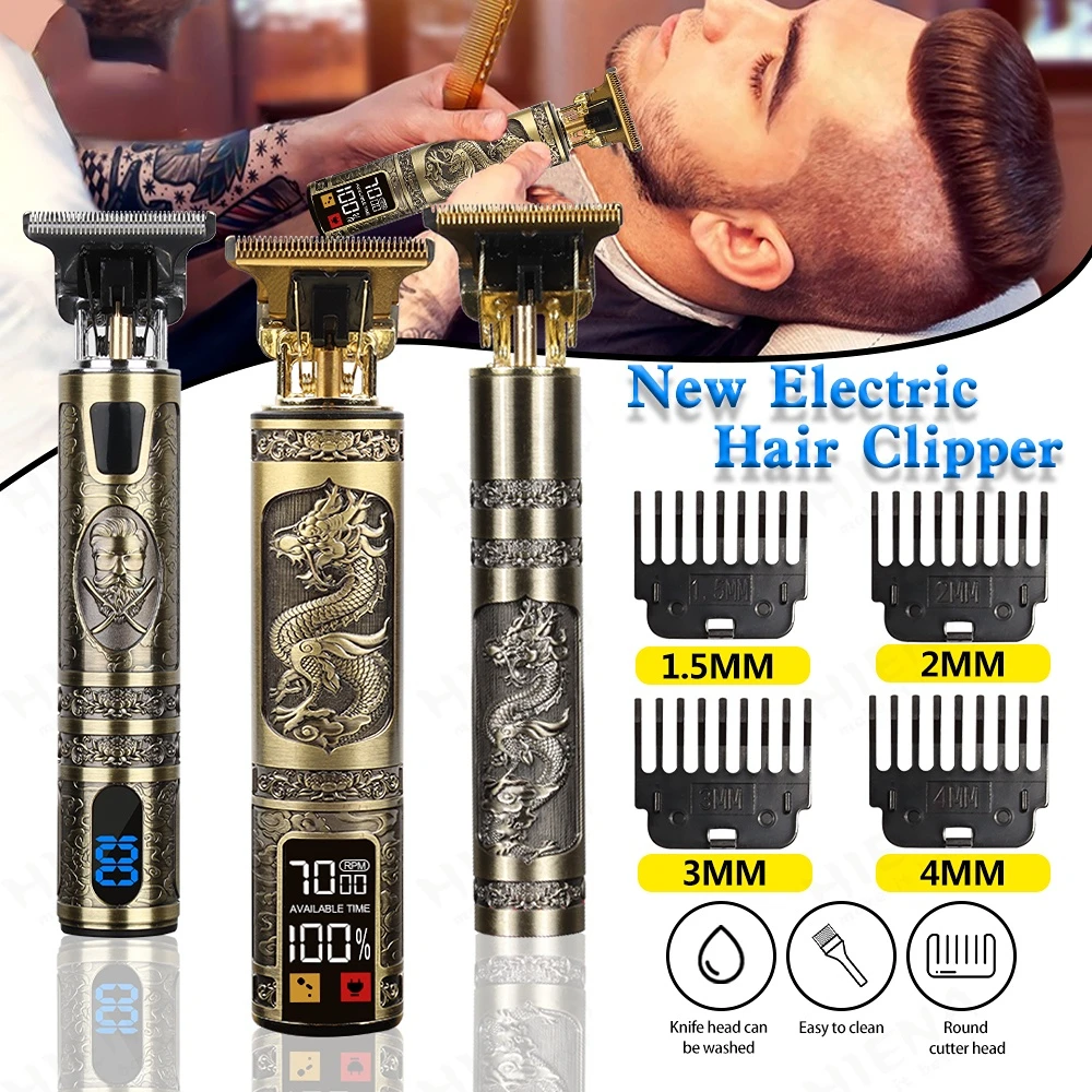 T9 USB Electric Hair Cutting Machine Rechargeable New Hair Clipper Man Shaver Trimmer For Men Barber Professional Beard Trimmer
T9 USB Electric Hair Cutting Machine Rechargeable New Hair Clipper Man Shaver Trimmer For Men Barber Professional Beard Trimmer