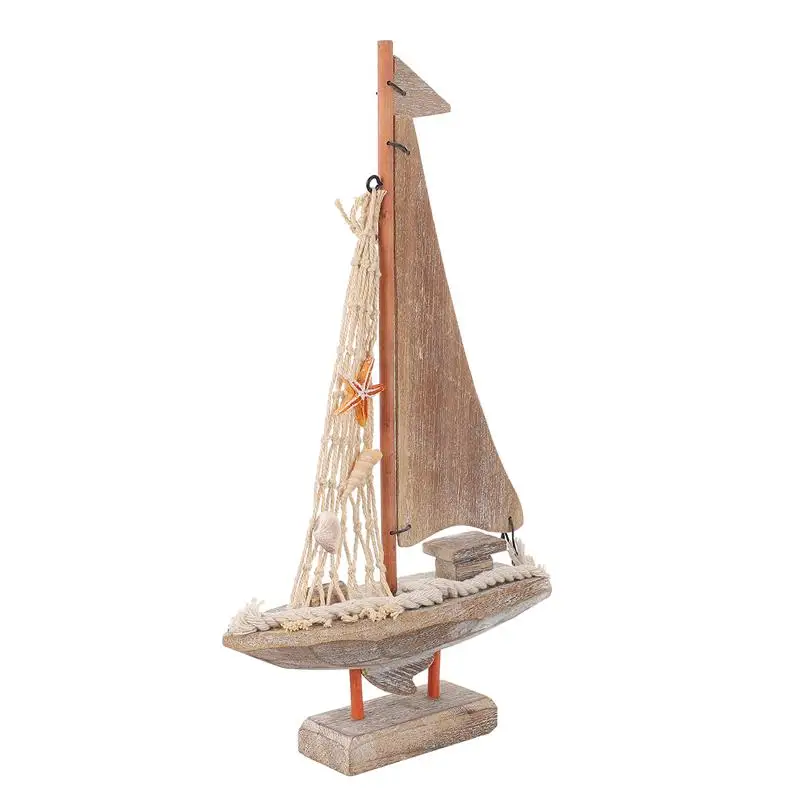 American Rural Style Retro Sailboat Ship Handicrafts Wood Sailing Boat Model Desktop Ornament Home Office Decoration
American Rural Style Retro Sailboat Ship Handicrafts Wood Sailing Boat Model Desktop Ornament Home Office Decoration