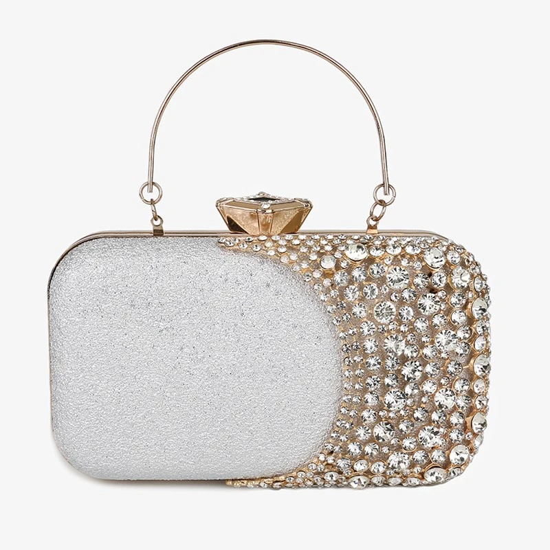Rhinestones Women Evening Bag Metal clip purses and handbags Female Shoulder bags Day Clutch Girl Wedding Party Banquet bag
Rhinestones Women Evening Bag Metal clip purses and handbags Female Shoulder bags Day Clutch Girl Wedding Party Banquet bag