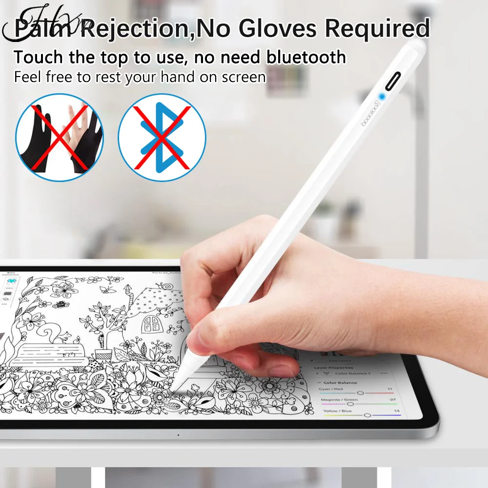 Для iPad карандаш с ладонью, стилус для Apple Pencil 2 1 iPad Pen Pro 11 12,9 2021 -2018 Mini 6 Air 4 7 8
Для iPad карандаш с ладонью, стилус для Apple Pencil 2 1 iPad Pen Pro 11 12,9 2021 -2018 Mini 6 Air 4 7 8