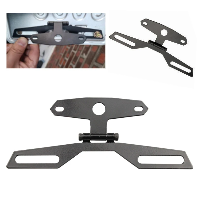 Folding License Plate Holder Adjustable Tail Rear Light Bracket Adjustable Bracket For Kawasaki Universal Motorcycle Accessories
Folding License Plate Holder Adjustable Tail Rear Light Bracket Adjustable Bracket For Kawasaki Universal Motorcycle Accessories