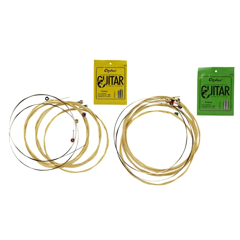 Orphee 12 Pcs Acoustic Guitar String Hexagonal Core+8% Nickel FULL,Bronze Bright Tone And Extra Light Extra Light Medium, 6 Pcs
Orphee 12 Pcs Acoustic Guitar String Hexagonal Core+8% Nickel FULL,Bronze Bright Tone And Extra Light Extra Light Medium, 6 Pcs
