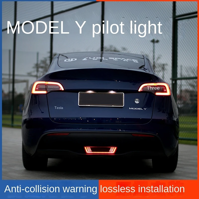 Applicable to Tesla modelY rear bumper modified anti-rear-end warning light brake light pilot light decoration
Applicable to Tesla modelY rear bumper modified anti-rear-end warning light brake light pilot light decoration