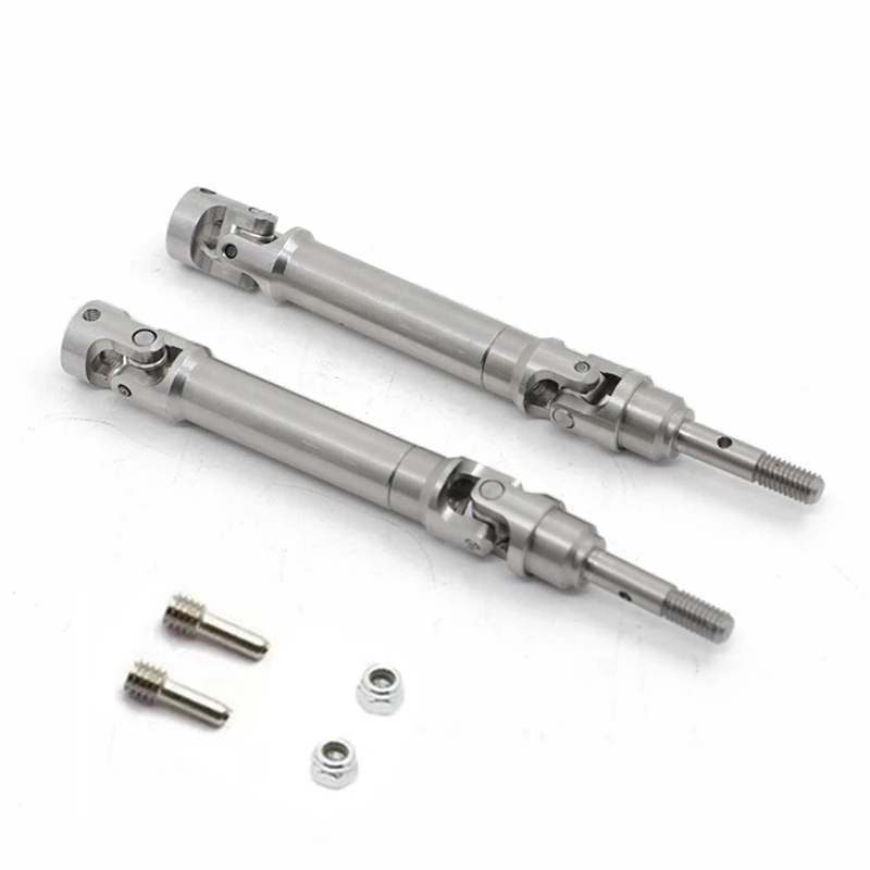 2Pcs Metal Stainless Steel Drive Shaft CVD for 1/10 Traxxas Slash Rustler Stampede VXL 4X4 / 2WD RC Car Parts
2Pcs Metal Stainless Steel Drive Shaft CVD for 1/10 Traxxas Slash Rustler Stampede VXL 4X4 / 2WD RC Car Parts