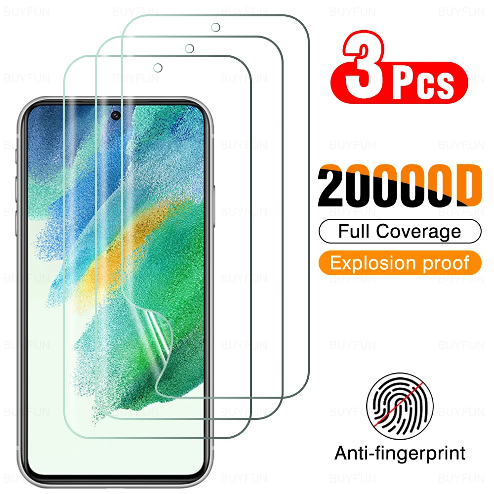 3Pcs Hydrogel Film Screen Protector For Samsung Galaxy S21 FE 5G S21FE S 21 F E Protective Film On The For Samsung S21 SM-G990B
3Pcs Hydrogel Film Screen Protector For Samsung Galaxy S21 FE 5G S21FE S 21 F E Protective Film On The For Samsung S21 SM-G990B