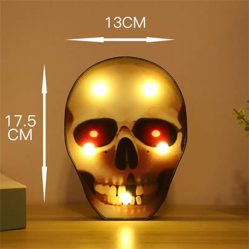 

Led Simple Novel Modeling Lamp Creative Portable Halloween Decorations Nightlight String Practical Terror General Home Durable