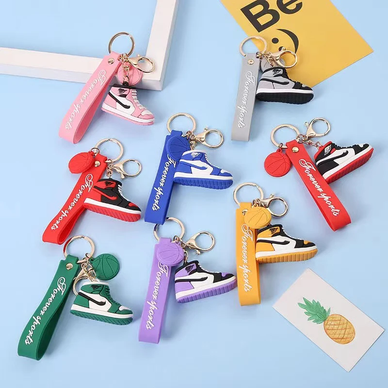 Creative Cartoon Soft Rubber ajshoes Keychain Cartoon Bag Pendant Trend Sneaker Ornaments Christmas Gifts 
Creative Cartoon Soft Rubber ajshoes Keychain Cartoon Bag Pendant Trend Sneaker Ornaments Christmas Gifts