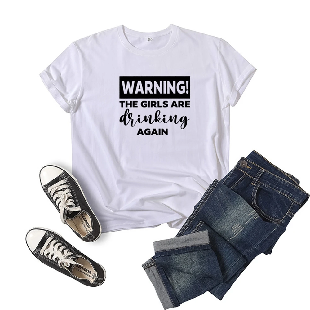 The Girls Are Drinking Again Letter Women T Shirt Short Sleeve Women Tshirt Tee Shirt Tops Mujer
The Girls Are Drinking Again Letter Women T Shirt Short Sleeve Women Tshirt Tee Shirt Tops Mujer
