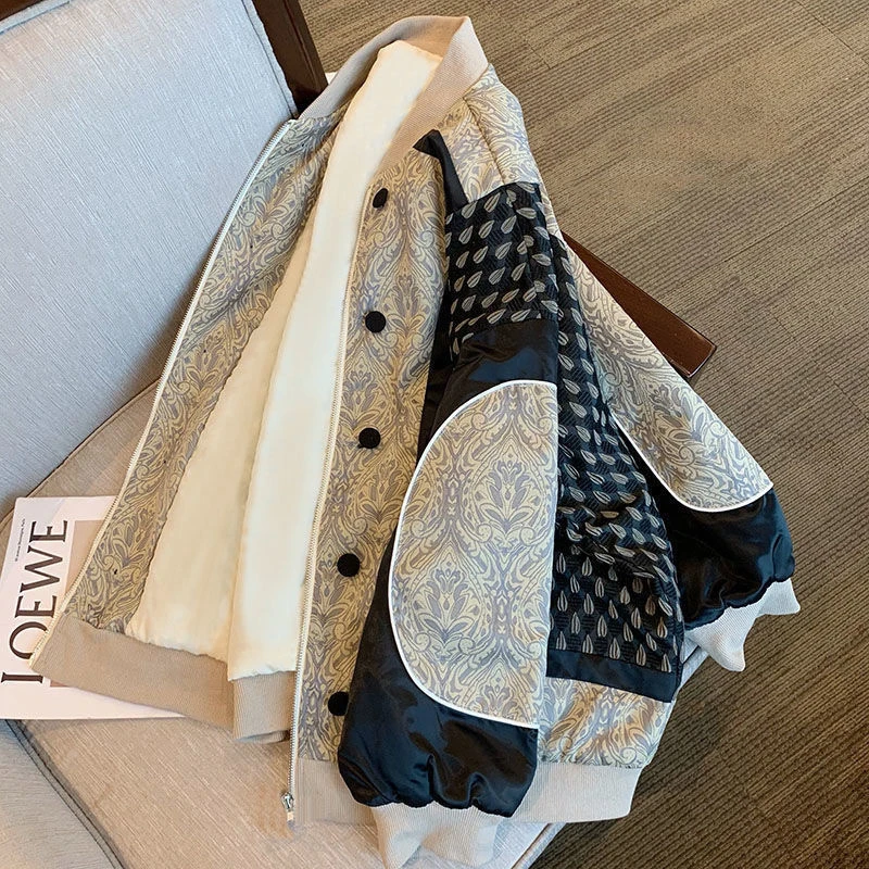 Retro High-end Fashion Temperament Jacket Spring And Autumn New Stitching Loose Jacket mens jacket
Retro High-end Fashion Temperament Jacket Spring And Autumn New Stitching Loose Jacket mens jacket