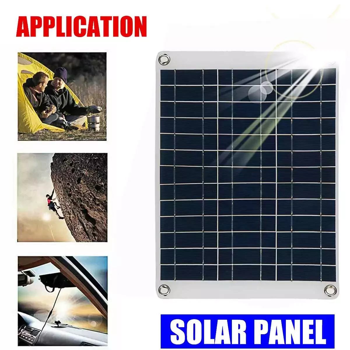 100W Semi-Flexible Solar Panel Kit With 50A/60A/80A/100A Solar Controller Solar Cells for Car Yacht RV 12V/5V Battery Charger
100W Semi-Flexible Solar Panel Kit With 50A/60A/80A/100A Solar Controller Solar Cells for Car Yacht RV 12V/5V Battery Charger