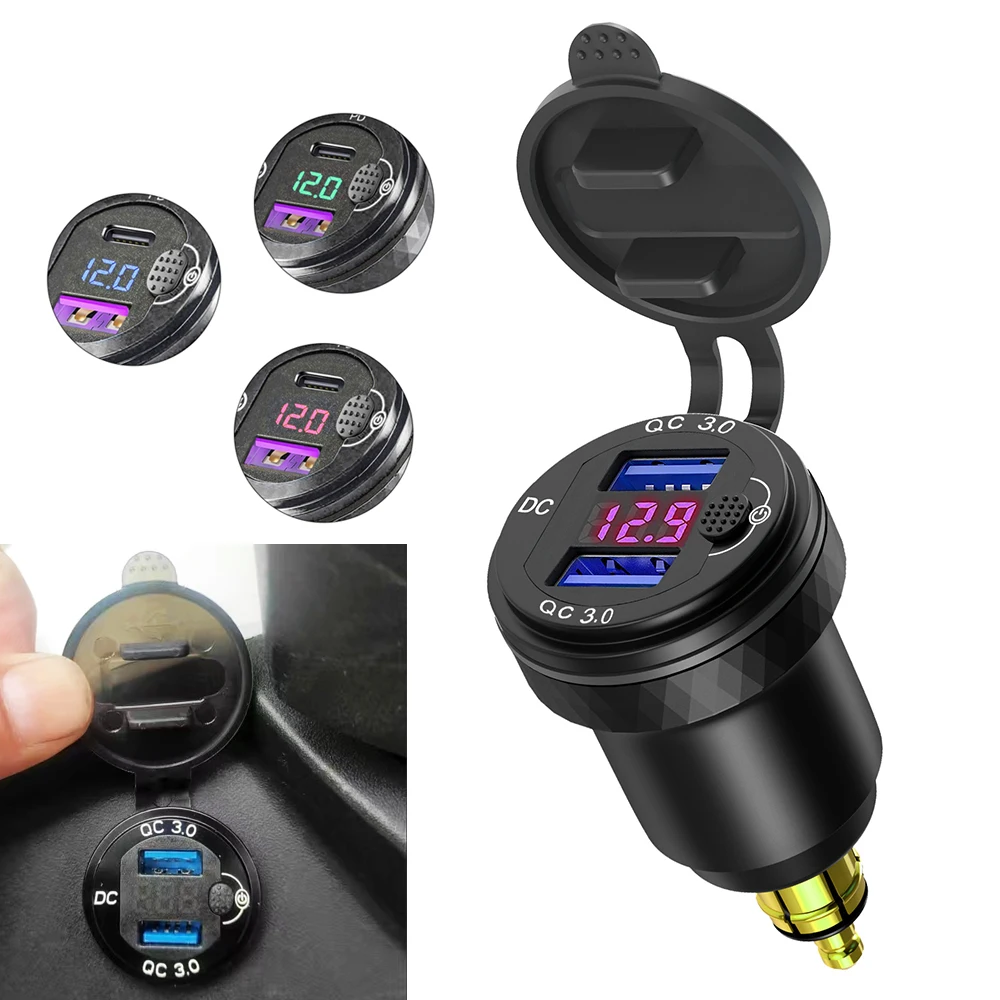 Motorcycle Dual USB Charger For BMW F800GS R1250GS R1200GS ADV F900R F900XR Motorcycle Charger Plug Socket Cigarette Lighter
Motorcycle Dual USB Charger For BMW F800GS R1250GS R1200GS ADV F900R F900XR Motorcycle Charger Plug Socket Cigarette Lighter