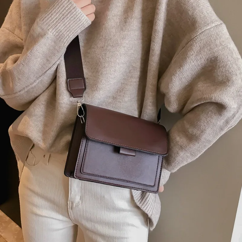 Women's Crossbody Bag New Small Square Bag Trendy Fashion Casual Simple Wide Shoulder Strap Retro One Shoulder Messenger Bag
Women's Crossbody Bag New Small Square Bag Trendy Fashion Casual Simple Wide Shoulder Strap Retro One Shoulder Messenger Bag