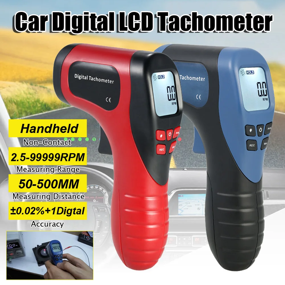 Car Digital LCD Tachometer Non-Contact RPM Meter Motorcycle Speed Gauge Car Motor Speed Tach Meter Speedometer Tachometer
Car Digital LCD Tachometer Non-Contact RPM Meter Motorcycle Speed Gauge Car Motor Speed Tach Meter Speedometer Tachometer