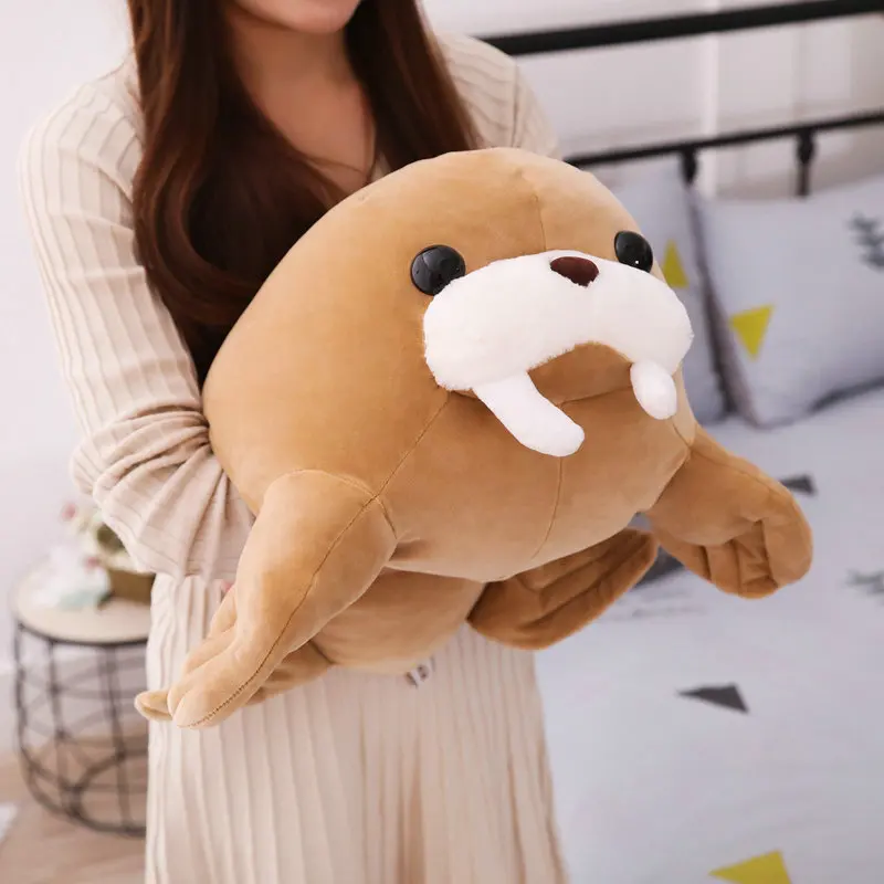 New Kawaii Walrus Plush Toys Lying Animal Sea Lion Morse Doll Simulation Pillow Cushion Stuffed Baby Kids Birthday Gift
New Kawaii Walrus Plush Toys Lying Animal Sea Lion Morse Doll Simulation Pillow Cushion Stuffed Baby Kids Birthday Gift