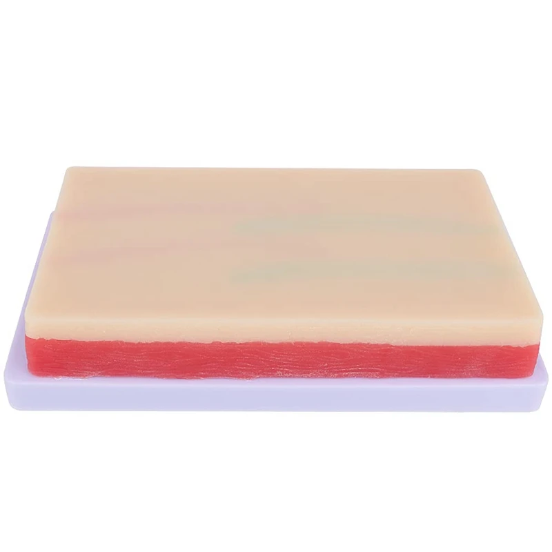 Injection Training Pad Model, Silicone Human Skin Suture Training Model, Injection Practice Pad
Injection Training Pad Model, Silicone Human Skin Suture Training Model, Injection Practice Pad
