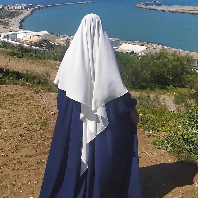 Ramadan Prayer Khimar Muslim Eid Hijab Islamic Clothing High Quality Tie Back Overhead Scarf Women Islam Musulmane Headscarf
Ramadan Prayer Khimar Muslim Eid Hijab Islamic Clothing High Quality Tie Back Overhead Scarf Women Islam Musulmane Headscarf