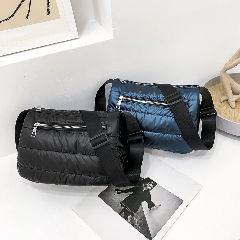 Fashion Nylon Padded Quilted Bag for Women Winter Space Cotton Shoulder Bag Soft Fluffy Black Crossbody Handbag Female Shopper
Fashion Nylon Padded Quilted Bag for Women Winter Space Cotton Shoulder Bag Soft Fluffy Black Crossbody Handbag Female Shopper