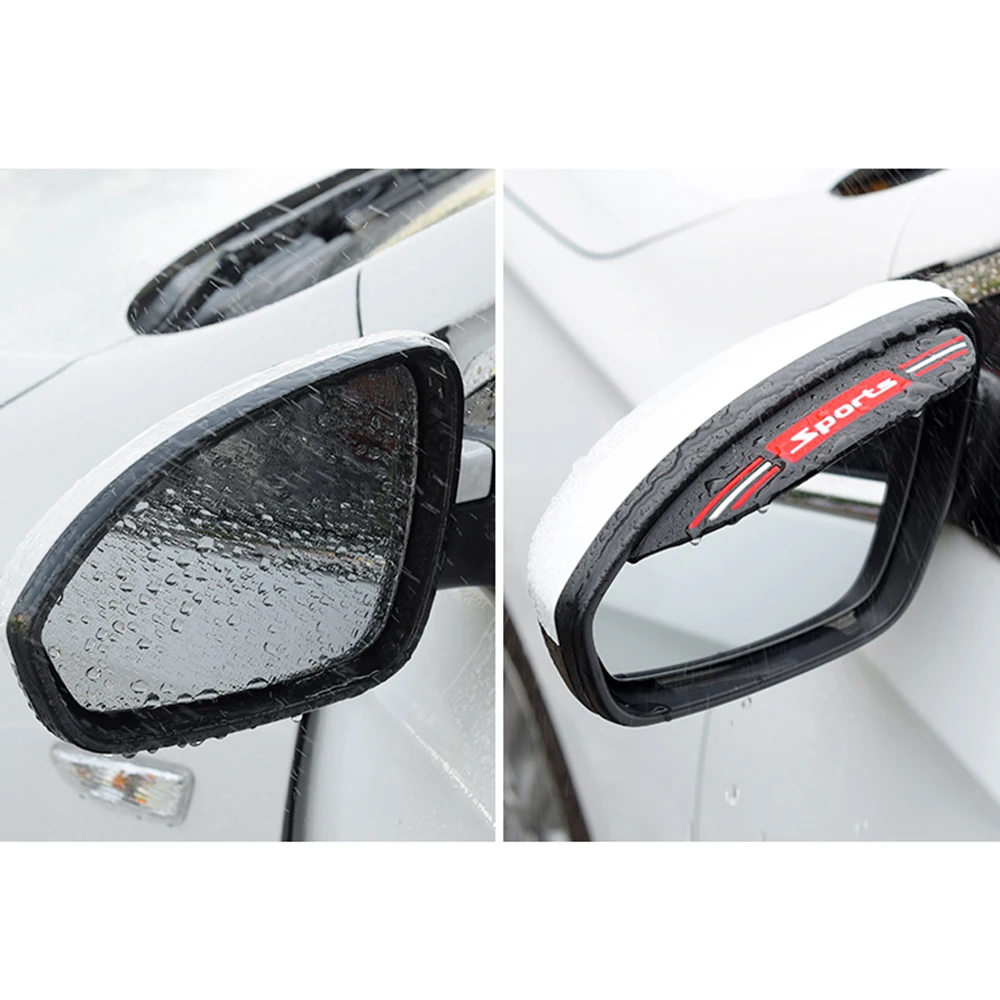 1 Pair Car Rearview Mirror Rain Eyebrow Board Rain Remover Mirror Cover PVC Sunshade Eyebrow Car Accessories
1 Pair Car Rearview Mirror Rain Eyebrow Board Rain Remover Mirror Cover PVC Sunshade Eyebrow Car Accessories