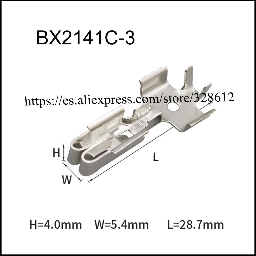 1000PCS BX2141C-3 auto Harnes terminal Connector automotive plug Auto instrument fuse box wiring terminal insert spring
1000PCS BX2141C-3 auto Harnes terminal Connector automotive plug Auto instrument fuse box wiring terminal insert spring