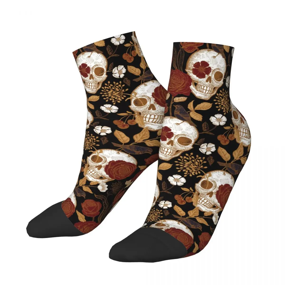 Floral Skull Short Socks Men's Women's Funny Happy Retro Socks High Quality Spring Summer Autumn Winter Low Tube Stockings Gift
Floral Skull Short Socks Men's Women's Funny Happy Retro Socks High Quality Spring Summer Autumn Winter Low Tube Stockings Gift