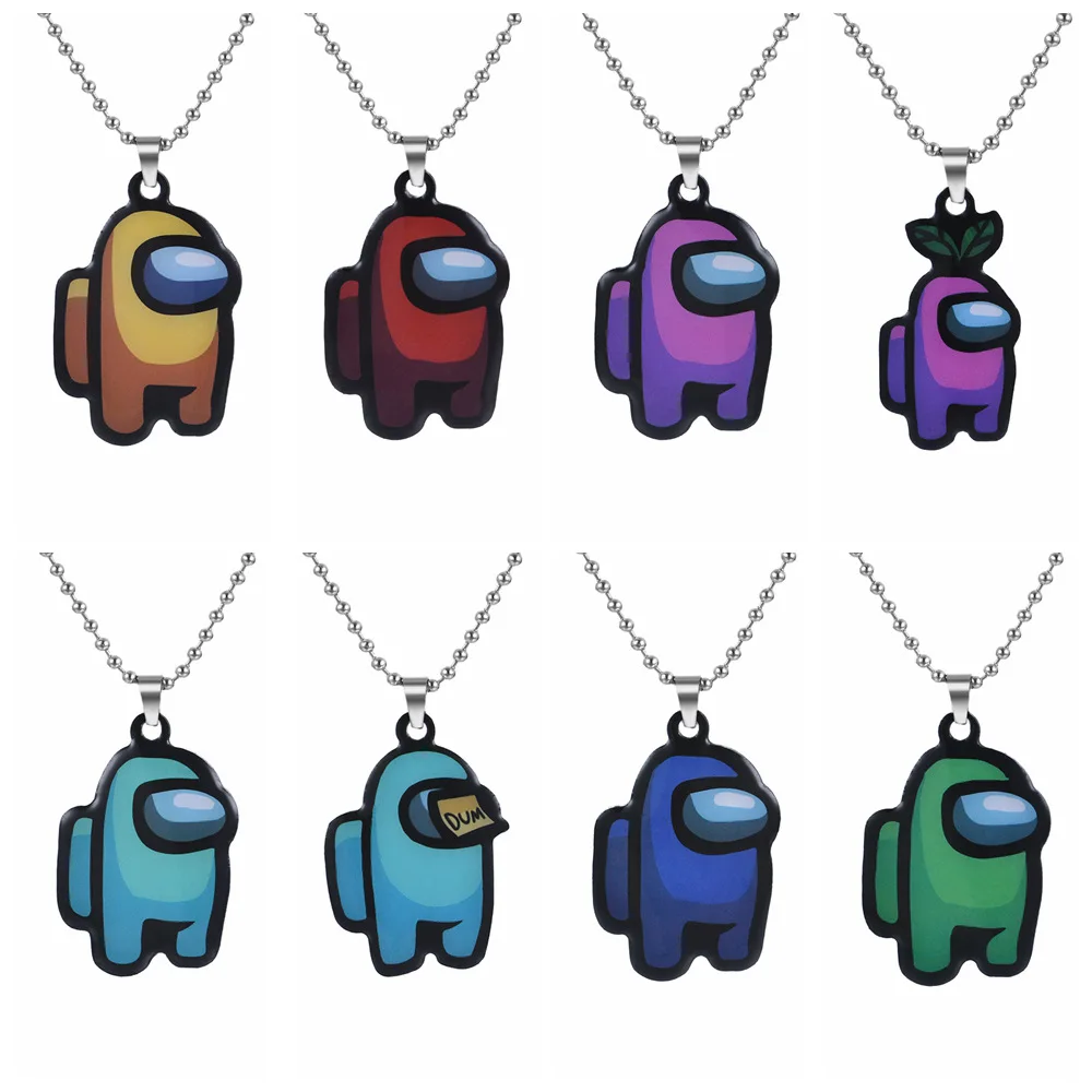Stainless Steel Necklace For Women Men Cartoon Space Werewolf Kill Game Decoration Pendant Necklace Game Lovers Jewelry
Stainless Steel Necklace For Women Men Cartoon Space Werewolf Kill Game Decoration Pendant Necklace Game Lovers Jewelry