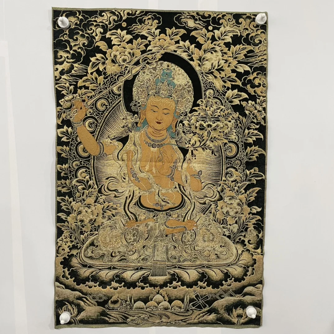 China Embroidery Silk Thangka Fengshui Wealth" Bodhisattva Buddha " Painting Mural Handicraft Household Decoration#105
China Embroidery Silk Thangka Fengshui Wealth" Bodhisattva Buddha " Painting Mural Handicraft Household Decoration#105