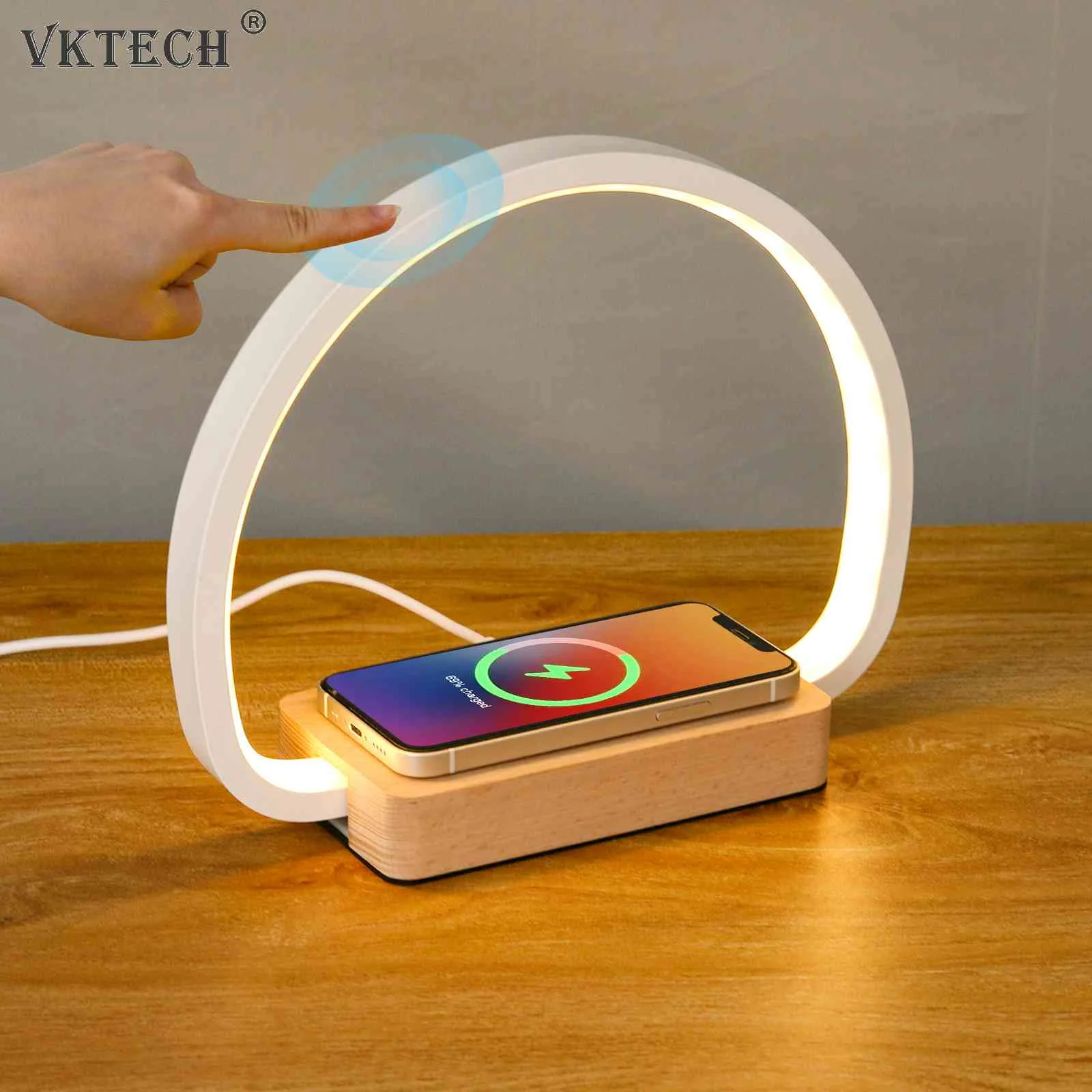 Bedside Lamp 10W Wireless Charger LED Dimmable Night Light for Home Office Dimmable Eye-Caring Reading Desk Light
Bedside Lamp 10W Wireless Charger LED Dimmable Night Light for Home Office Dimmable Eye-Caring Reading Desk Light