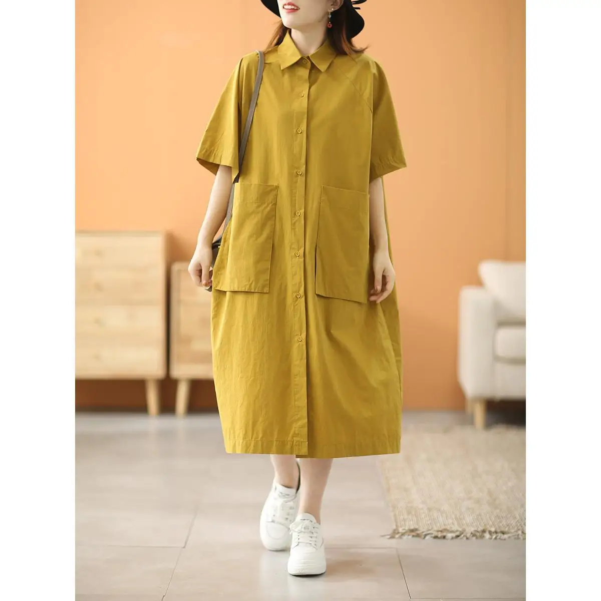 Large Size Women's Shirt Summer Skirt 2022 New Shirt Female Design Sense Niche Summer Dress
Large Size Women's Shirt Summer Skirt 2022 New Shirt Female Design Sense Niche Summer Dress