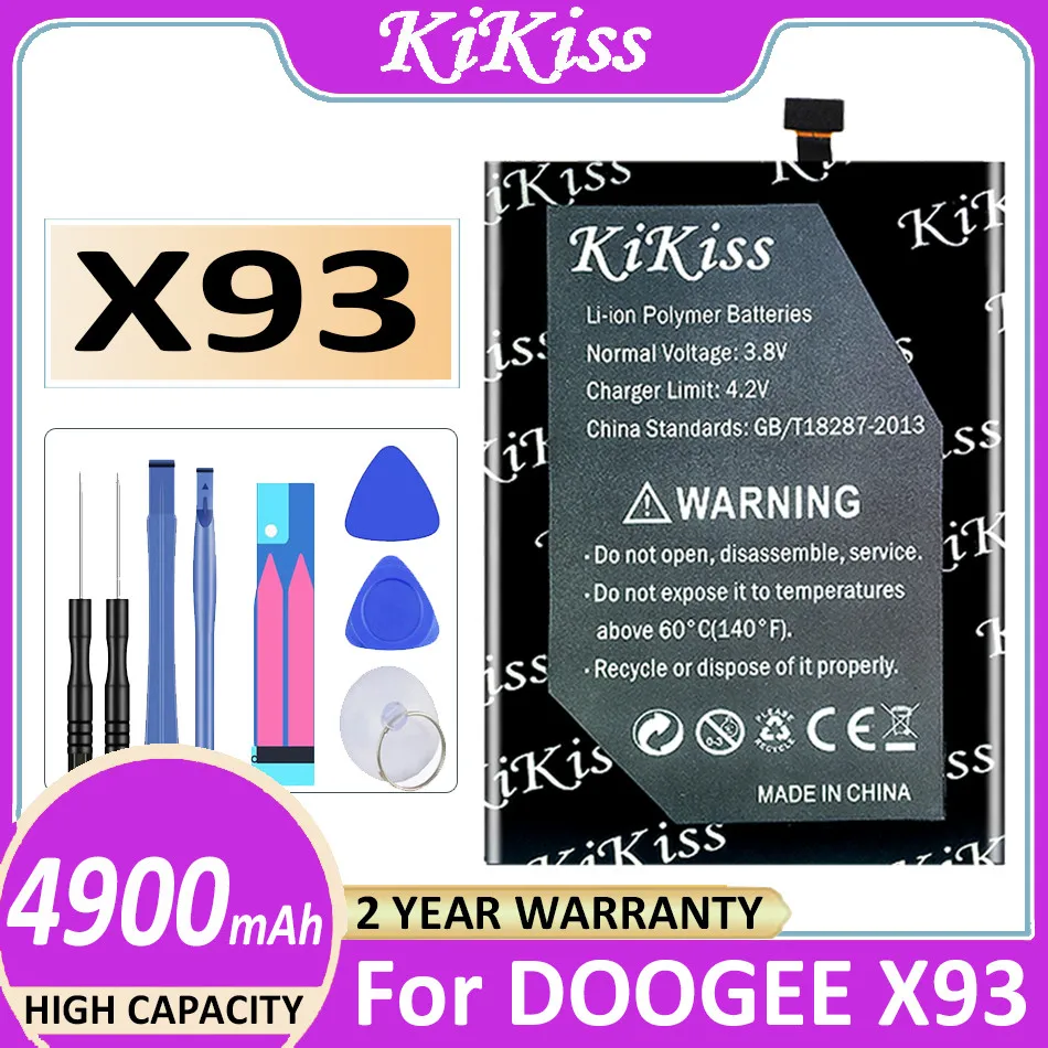 KiKiss X93 (BAT2119124350) Powerful Battery BAT2119124350 4900mAh Battery for DOOGEE X93 X 93 Batteries
KiKiss X93 (BAT2119124350) Powerful Battery BAT2119124350 4900mAh Battery for DOOGEE X93 X 93 Batteries