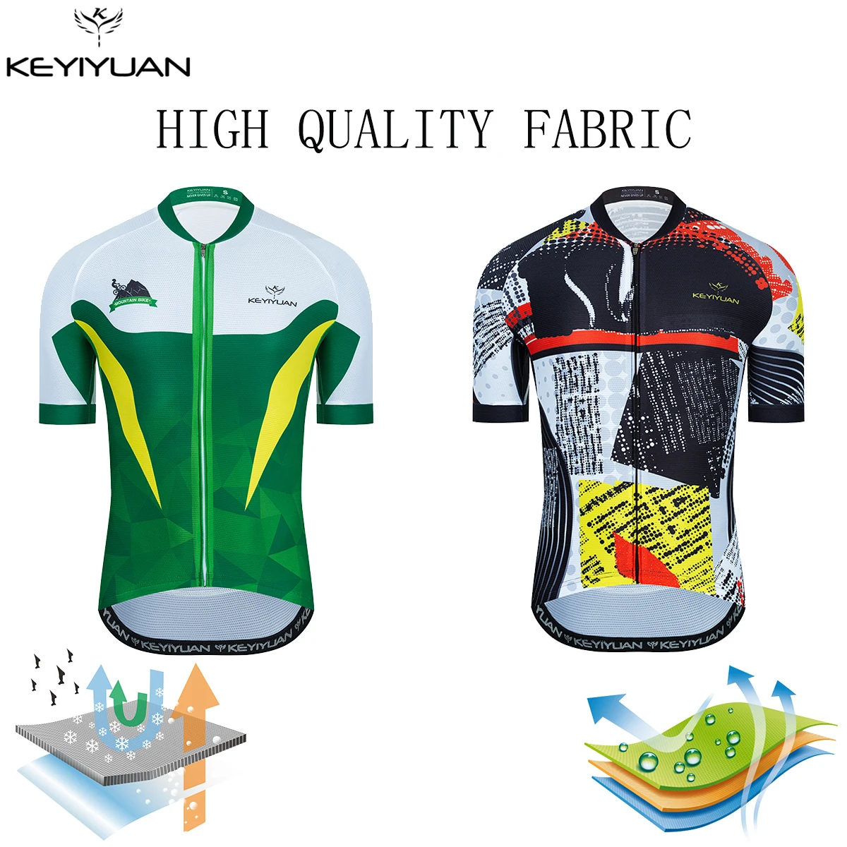 

Летняя мужская велосипедная футболка KEYIYUAN, топы с коротким рукавом, велосипедная одежда, спортивная одежда для дорожного велосипеда, рубашка для горного велосипеда, рубашки, велосипедная одежда