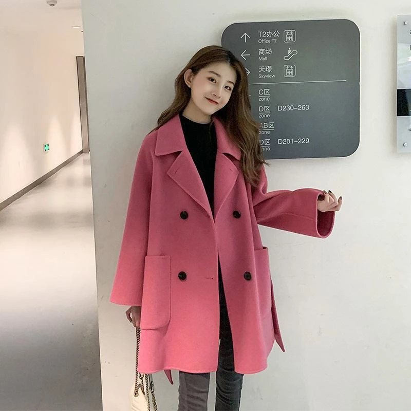 Autumn winter Woolen Coat Women Women 2023 NEW Fashion Loose Woolen Windbreaker Pure Colour Casual Jacket Outerwear Female
Autumn winter Woolen Coat Women Women 2023 NEW Fashion Loose Woolen Windbreaker Pure Colour Casual Jacket Outerwear Female