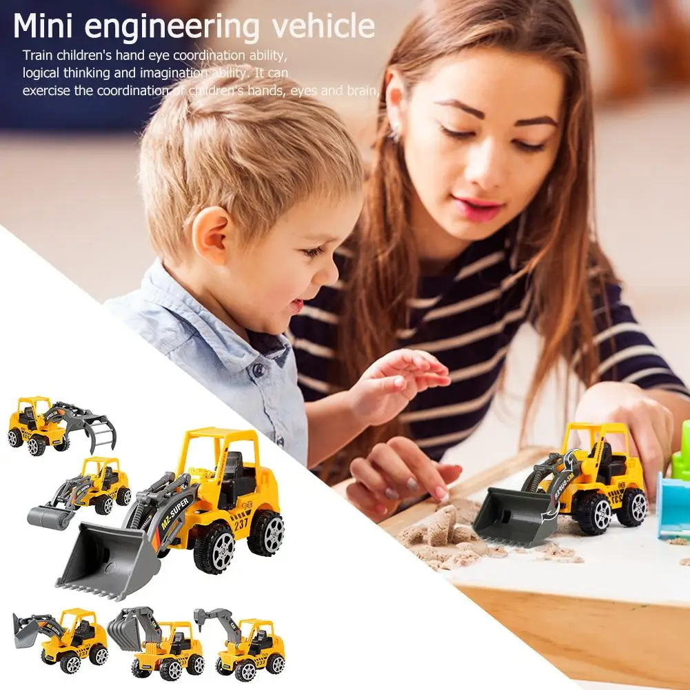 6pcs Diecast Engineering Car Toys Classic Toy Children Simulation Vehicle Exercise Imagination and Logical Thinking
6pcs Diecast Engineering Car Toys Classic Toy Children Simulation Vehicle Exercise Imagination and Logical Thinking